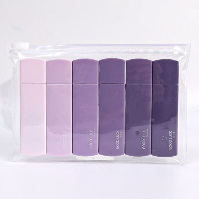 Correction Pen Set (Purple) 6pcs
