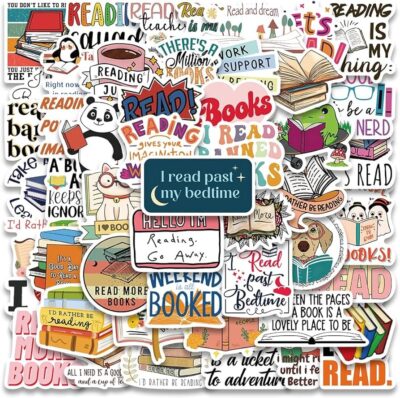 Book Stickers 10 pcs