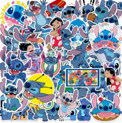 Stich Cartoon Stickers 10 pcs