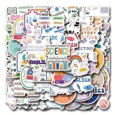 Subject Stickers 10 pcs