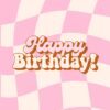 Pink Birthday Card