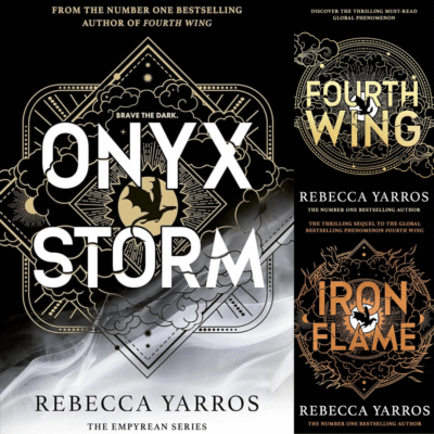 The Empyrean Series 3 Books Collection Set By Rebecca Yarros (Fourth Wing, Iron Flame & Onyx Storm)