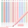 12 Colours Highlighter Pastel Highlighter Pen Set
