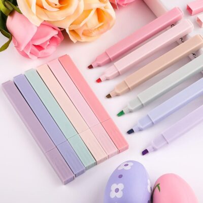 12 Colours Highlighter Pastel Highlighter Pen Set