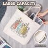 Canvas Tote Bag (There Is No Such Thing As Too Many Books)