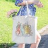 Canvas Tote Bag (There Is No Such Thing As Too Many Books)