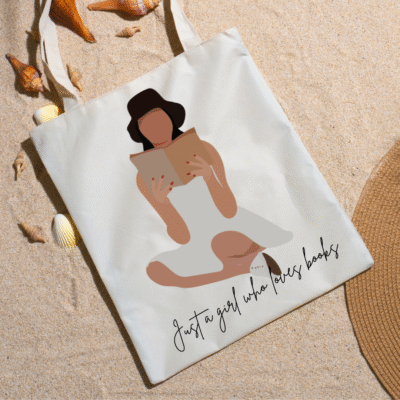 Tote Bag (Just a girl who loves books)