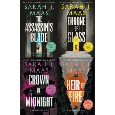 Throne of Glass Series 8 Book Set Collection by Sarah J. Maas