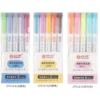 Pastel colour double-headed highlighter pen