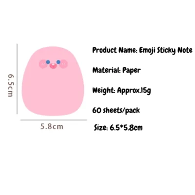 Emoji Memo Pad Sticky Note