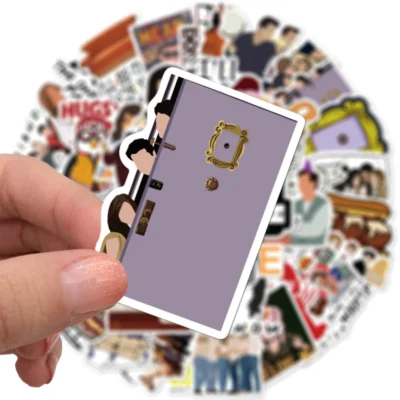 10pcs Friends Stickers