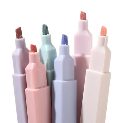 Morandi Color Highlighter Pen Set (12 colours)