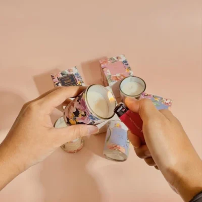 AZUKI Premium Scented Candle With Glass