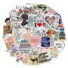 10pcs Book Reading I Love Reading Stickers