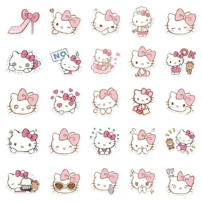 10 pcs Cat Stickers