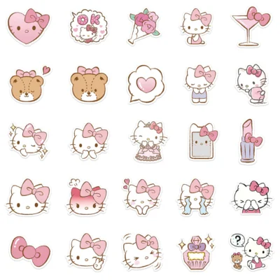 10 pcs Cat Stickers