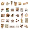 10PCS Vintage Aesthetic Stickers