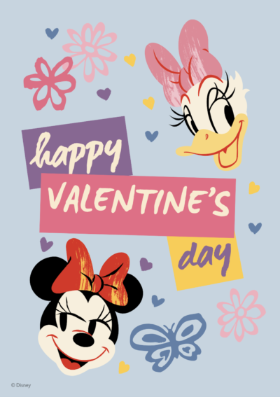 Minnie valentine's day card