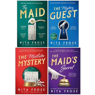 Molly the Maid Mystery Collection 4 Books Set By Nita Prose (The Maid, The Mystery Guest, The Mistletoe Mystery & The Maid’s Secret)