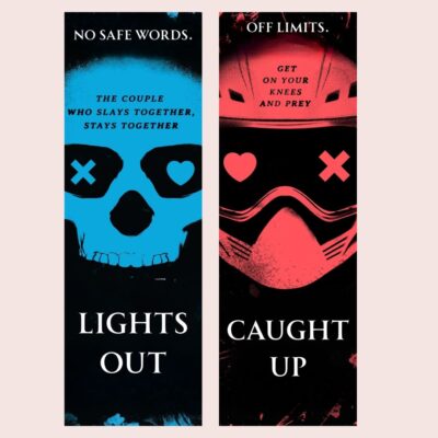 Into Darkness Series, 2 Books Collection Set, Lights Out: An Into Darkness Novel, Caught Up: Into Darkness Trilogy, by Navessa Allen Bookmark Set