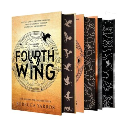 816e4lDiy5L._SL1500_ Empyrean Series by Rebecca Yarros – 3-Book Deluxe Hardcover Collection Set (Fourth Wing, Iron Flame & Onyx Storm) with Sprayed Edges